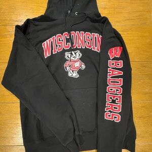 Champion Black Wisconsin Badgers Sweater